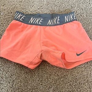 Nike Pink and Gray Athletic Shorts Lightweight Design